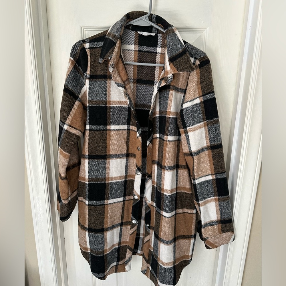 plaid flannel jacket